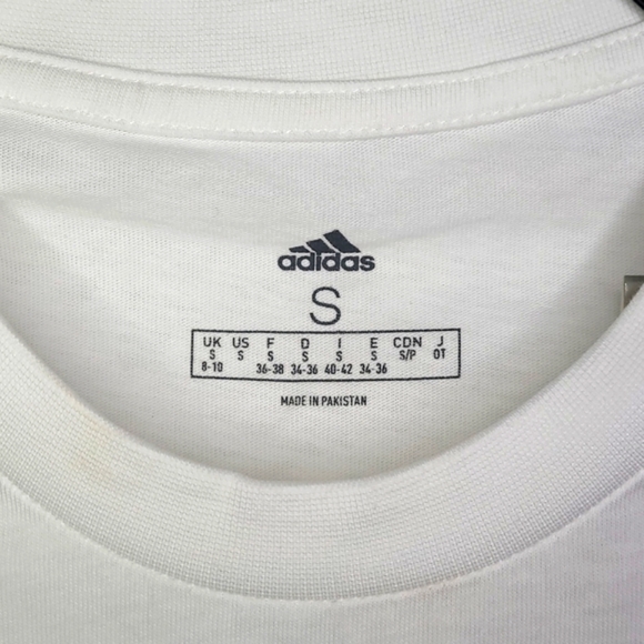 💰NWT! ADIDAS ▪︎ WOMEN'S WHITE T-SHIRT ▪︎ SIZE S - Picture 6 of 7
